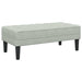 Bankstel 2 st Lichtgrijs Polyester