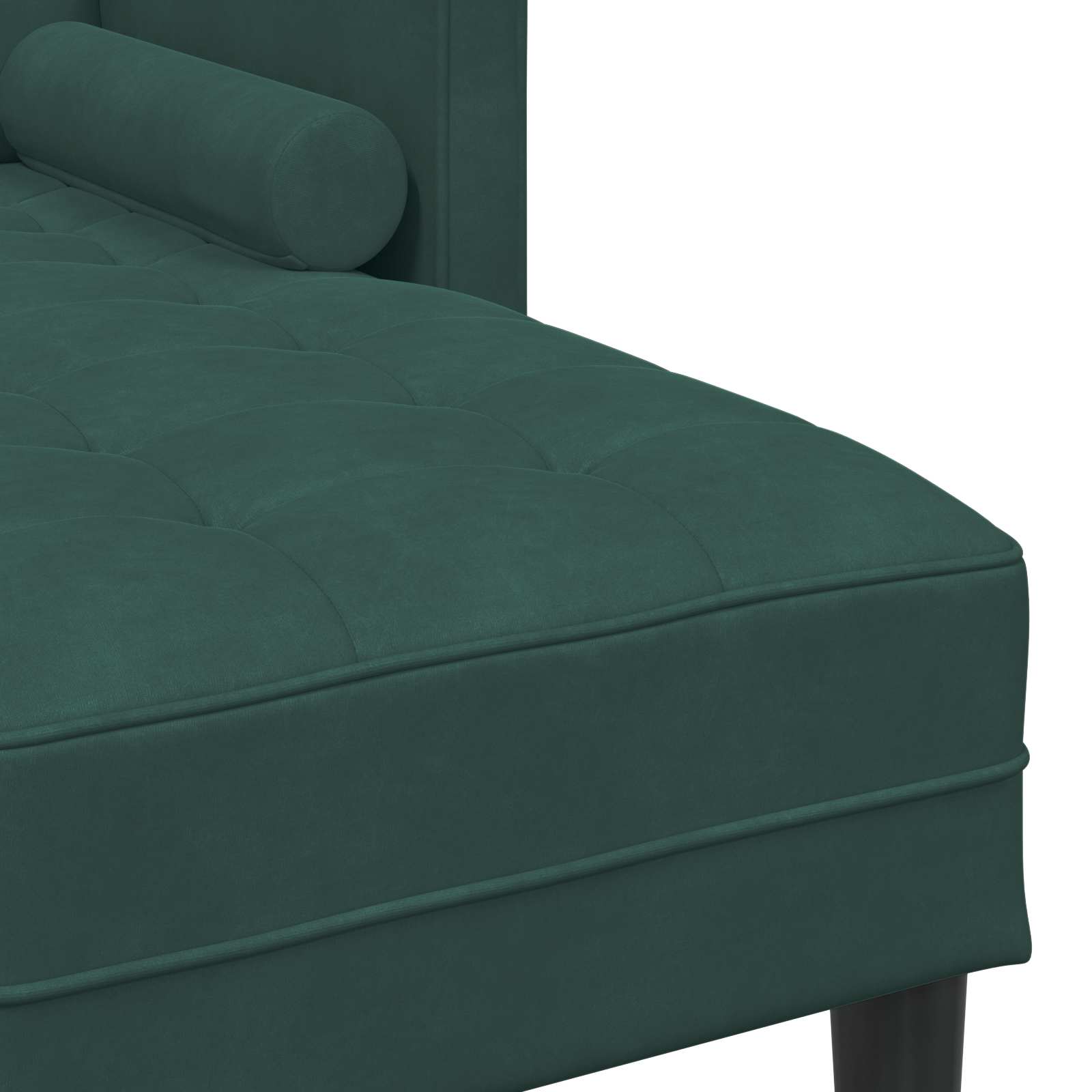 Bankstel 2 st Donkergroen Polyester