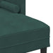 Bankstel 2 st Donkergroen Polyester