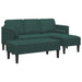 Bankstel 2 st Donkergroen Polyester