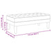 Bankstel 2 st Donkergroen Polyester