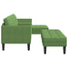 Bankstel 2 st Lichtgroen Polyester