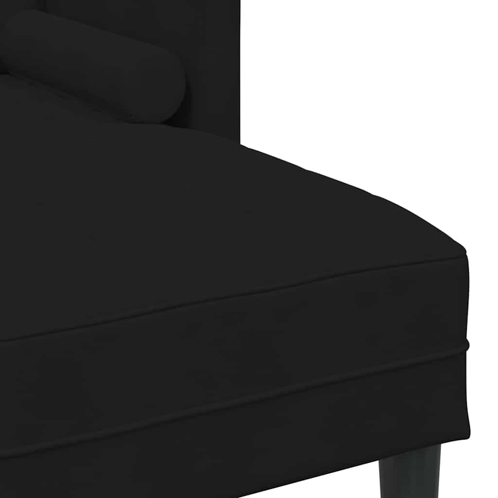 Bankstel 2 st Zwart Polyester