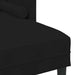 Bankstel 2 st Zwart Polyester