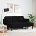 Bankstel 2 st Zwart Polyester