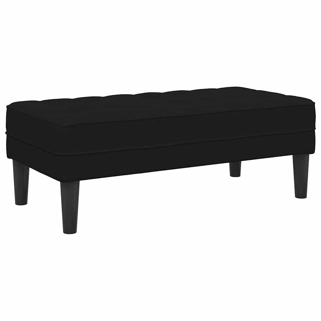 Bankstel 2 st Zwart Polyester