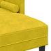 Bankstel 2 st Geel Polyester