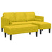 Bankstel 2 st Geel Polyester