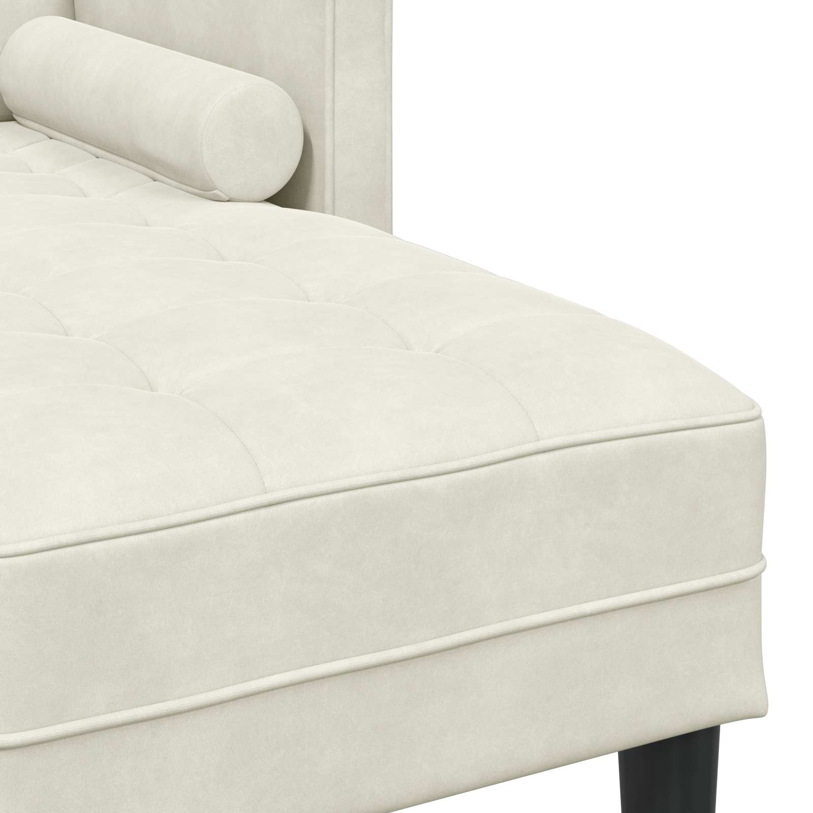 Bankstel 2 st Crème Polyester