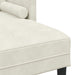 Bankstel 2 st Crème Polyester