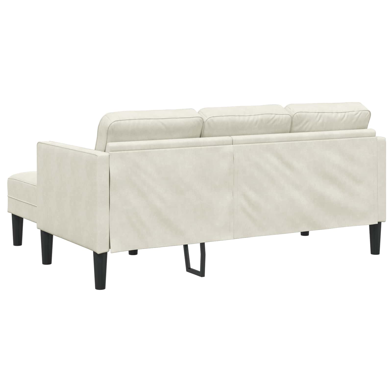 Bankstel 2 st Crème Polyester
