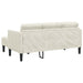 Bankstel 2 st Crème Polyester