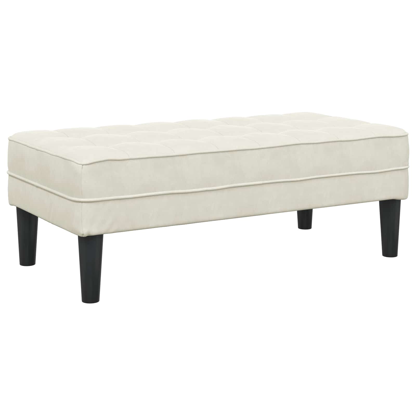 Bankstel 2 st Crème Polyester