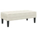 Bankstel 2 st Crème Polyester