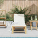 Ligstoel met kussens 55x199x30 cm bamboe