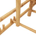 Ligstoel met kussens 55x199x30 cm bamboe