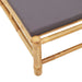 Ligstoel met kussens 55x199x30 cm bamboe