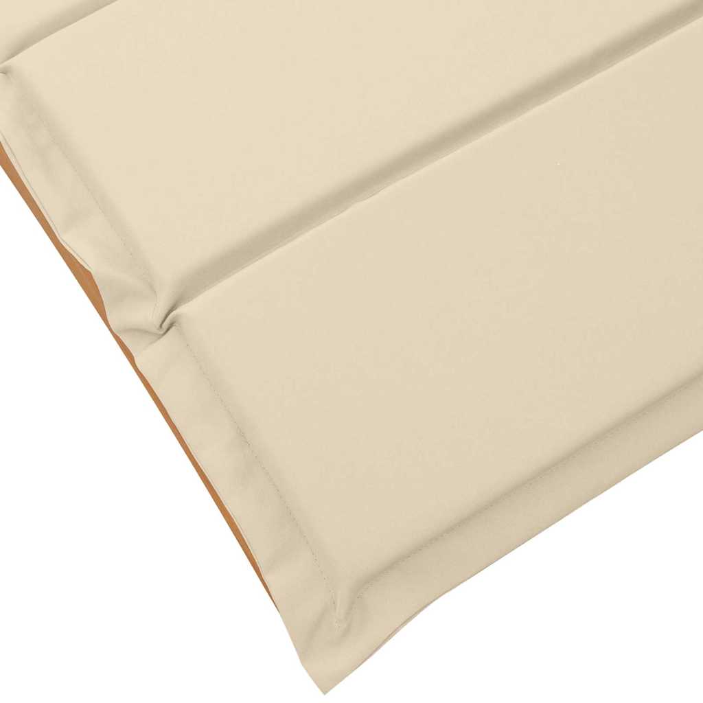 Ligbed 2 st Massief Acaciahout Beige