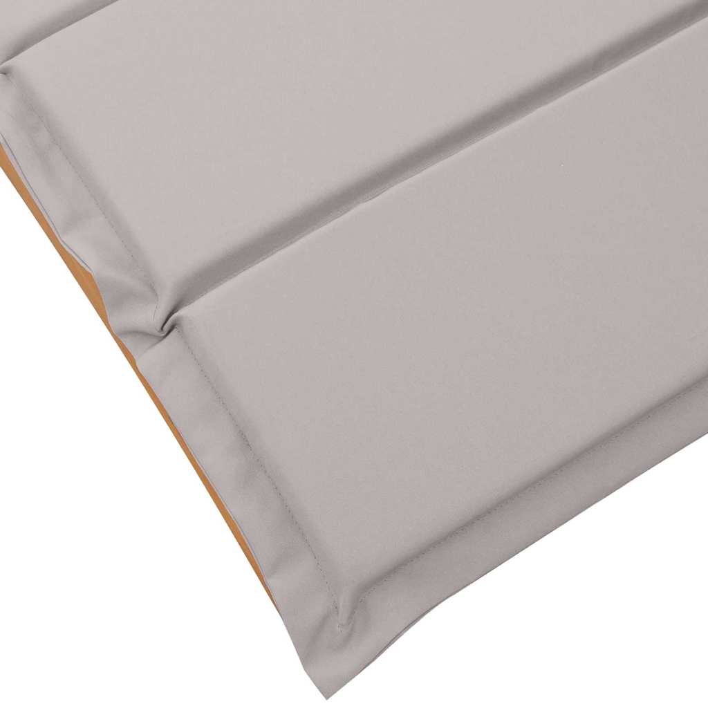 Ligbed 2 st Massief Acaciahout Taupe