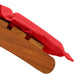 Ligbed 2 st Massief Acaciahout Rood
