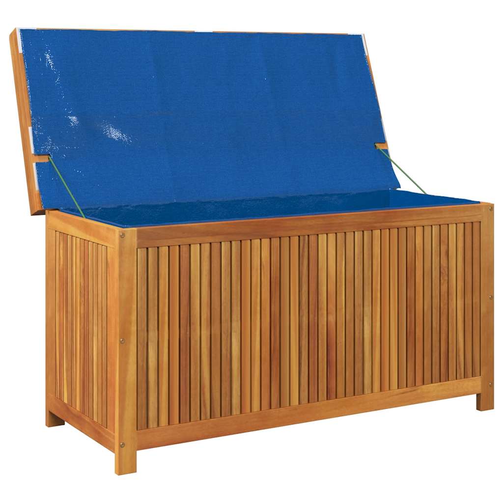 Opbergbox voor buiten 113x50x60,5 cm massief acaciahout