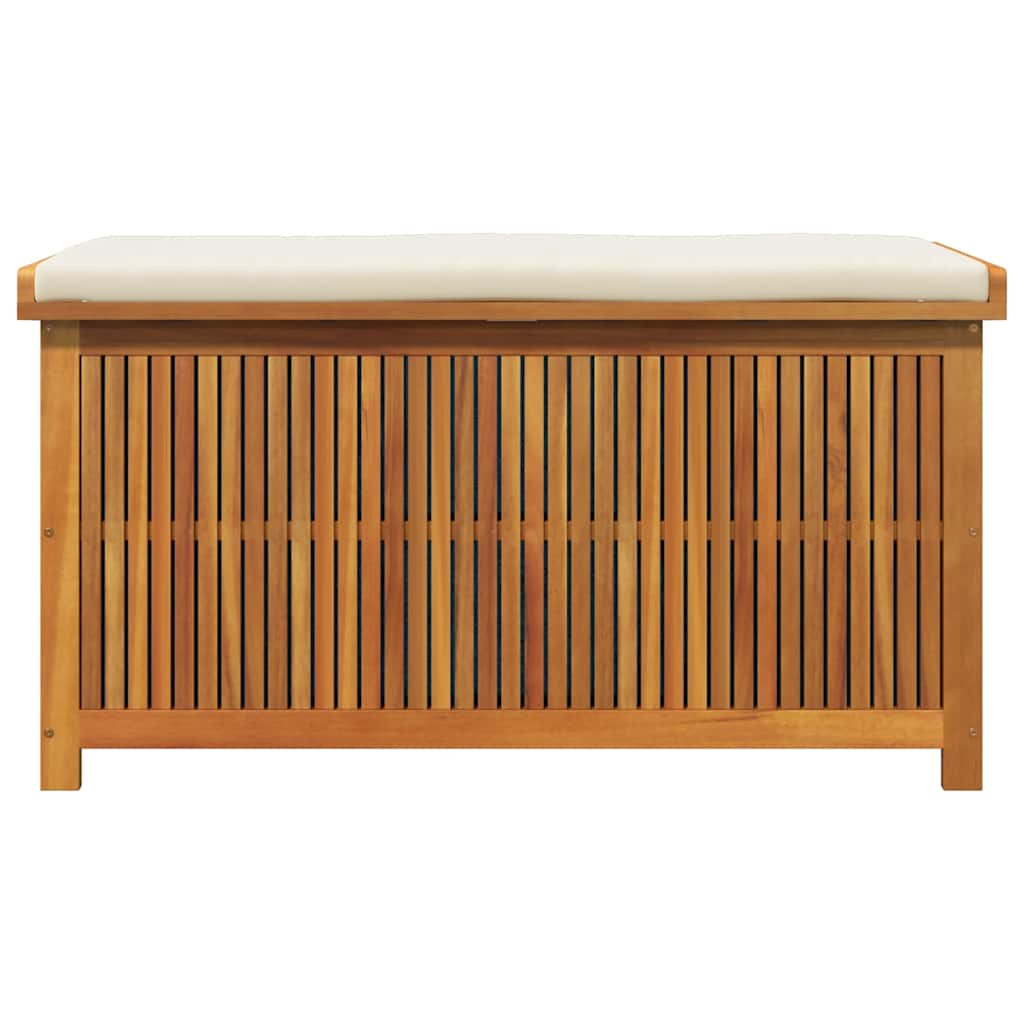 Opbergbox voor buiten 113x50x60,5 cm massief acaciahout