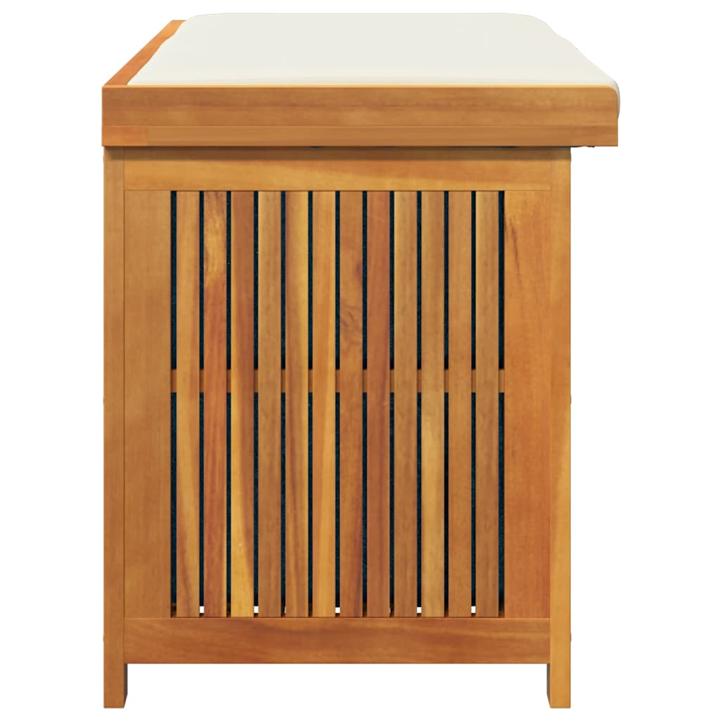 Opbergbox voor buiten 113x50x60,5 cm massief acaciahout