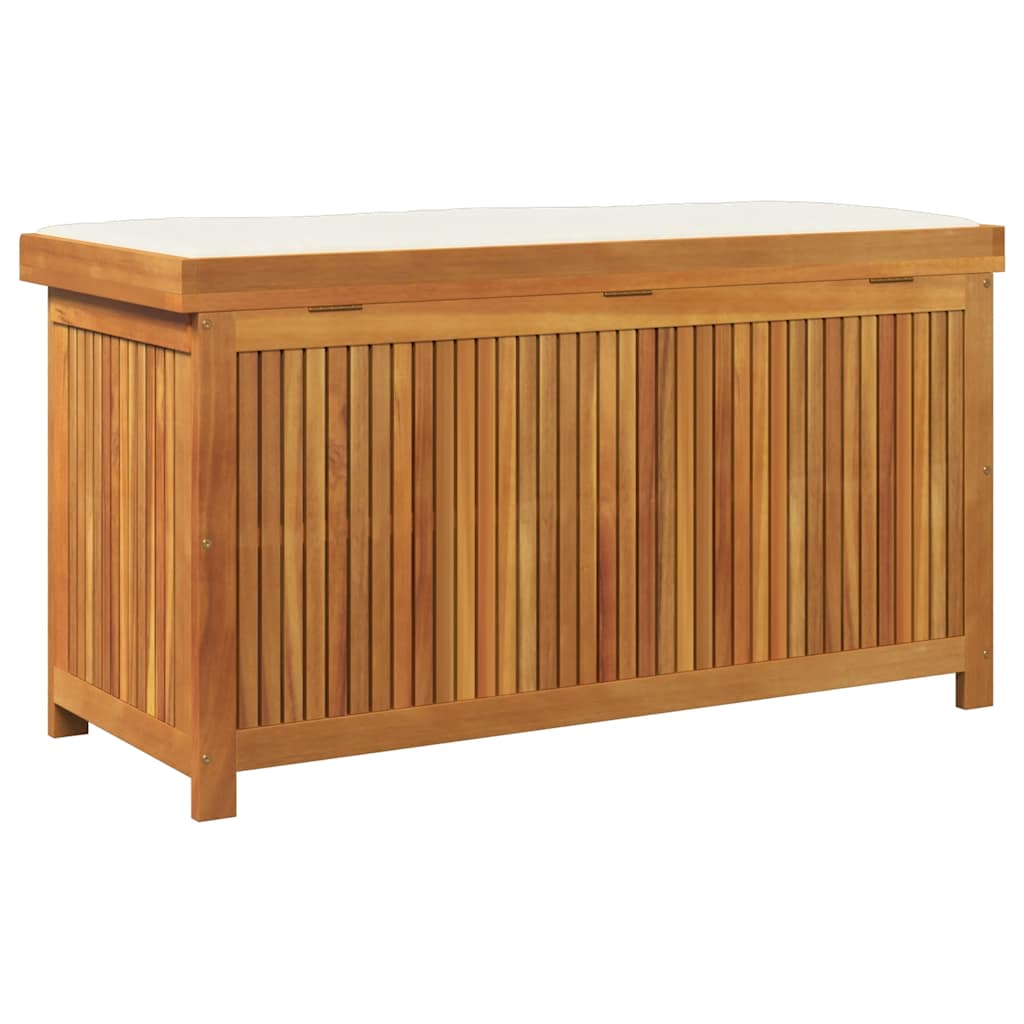 Opbergbox voor buiten 113x50x60,5 cm massief acaciahout