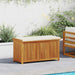 Opbergbox voor buiten 113x50x60,5 cm massief acaciahout