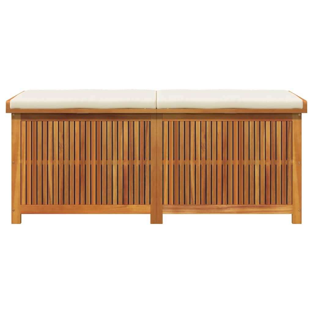 Kussenbox voor buiten 150x50x60,5 cm massief acaciahout