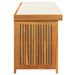 Kussenbox voor buiten 150x50x60,5 cm massief acaciahout