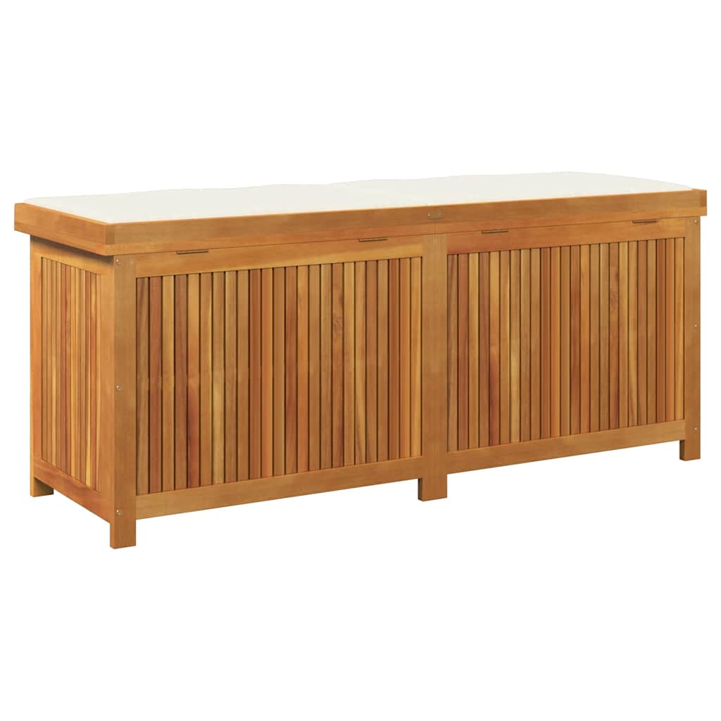 Kussenbox voor buiten 150x50x60,5 cm massief acaciahout