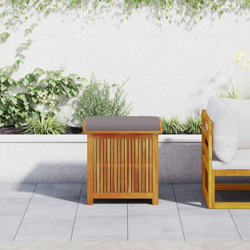 Kussenbox voor buiten 60x50x61 cm massief acaciahout