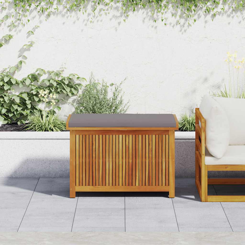 Kussenbox voor buiten 90x50x60,5 cm massief acaciahout