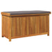 Opbergbox voor buiten 113x50x60,5 cm massief acaciahout