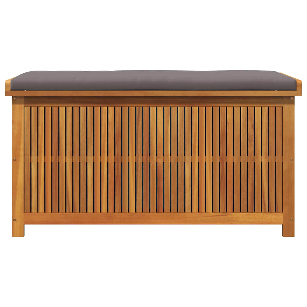 Opbergbox voor buiten 113x50x60,5 cm massief acaciahout