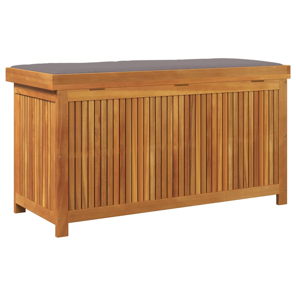 Opbergbox voor buiten 113x50x60,5 cm massief acaciahout