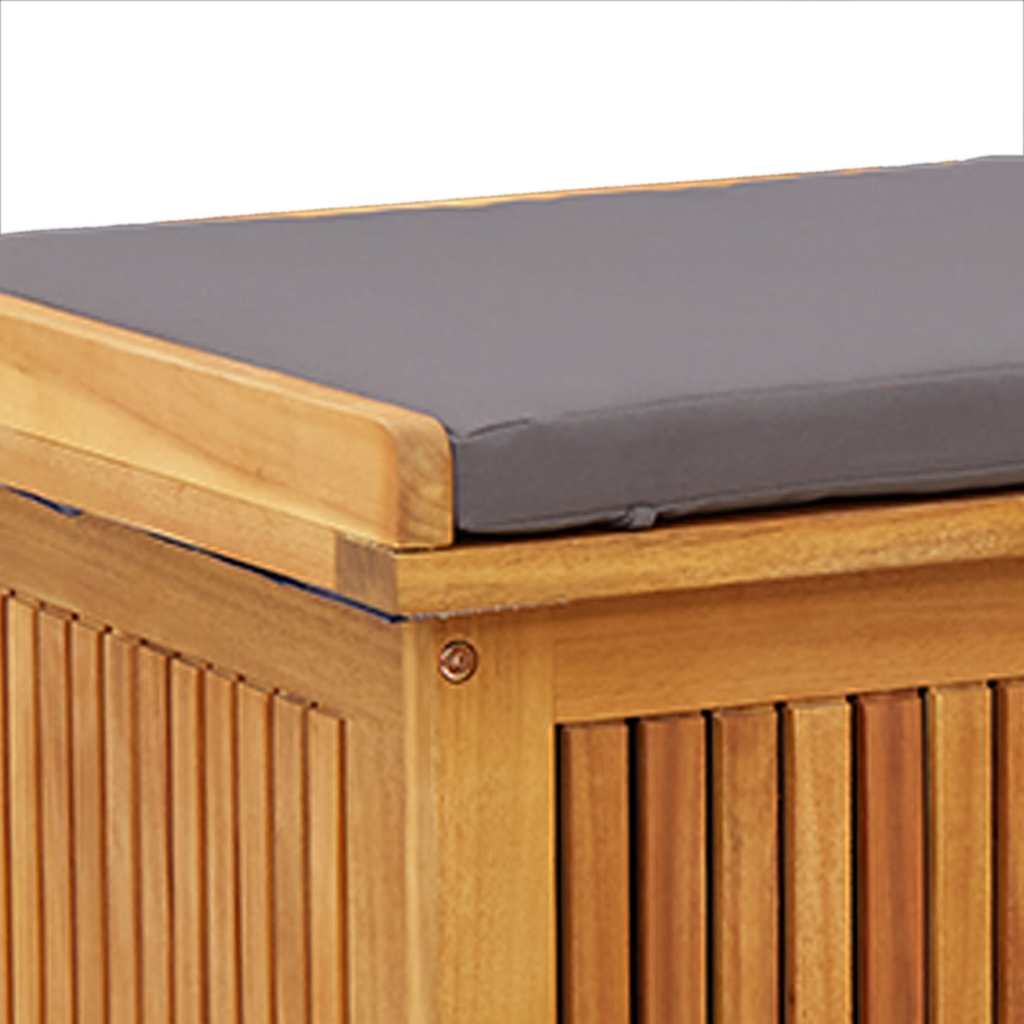 Opbergbox voor buiten 113x50x60,5 cm massief acaciahout