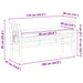 Tuinbank met kussen Bruin 110 x 38 x 65cm Bamboe