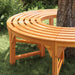 Boom bank 8 -Seater 2 st 160 x 80 x 45cm Naturel