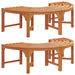 Boom bank 8 -Seater 2 st 160 x 80 x 45cm Naturel