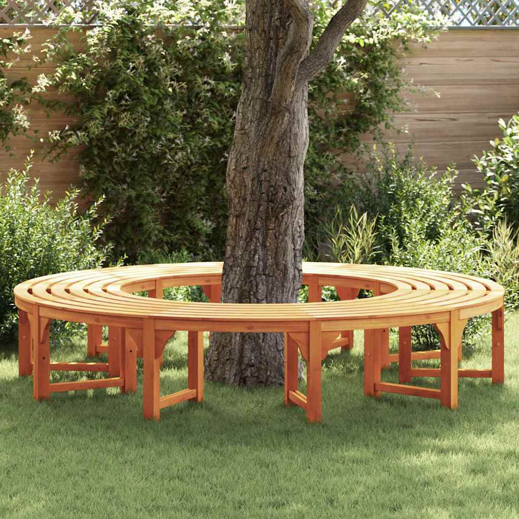 Boom bank 8 -Seater 2 st 160 x 80 x 45cm Naturel