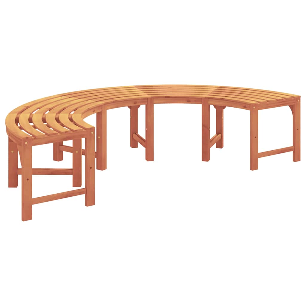 Boom bank 8 -Seater 2 st 160 x 80 x 45cm Naturel