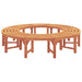 Boom bank 8 -Seater 2 st 160 x 80 x 45cm Naturel