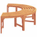 Boom bank 8 -Seater 2 st 160 x 80 x 45cm Naturel
