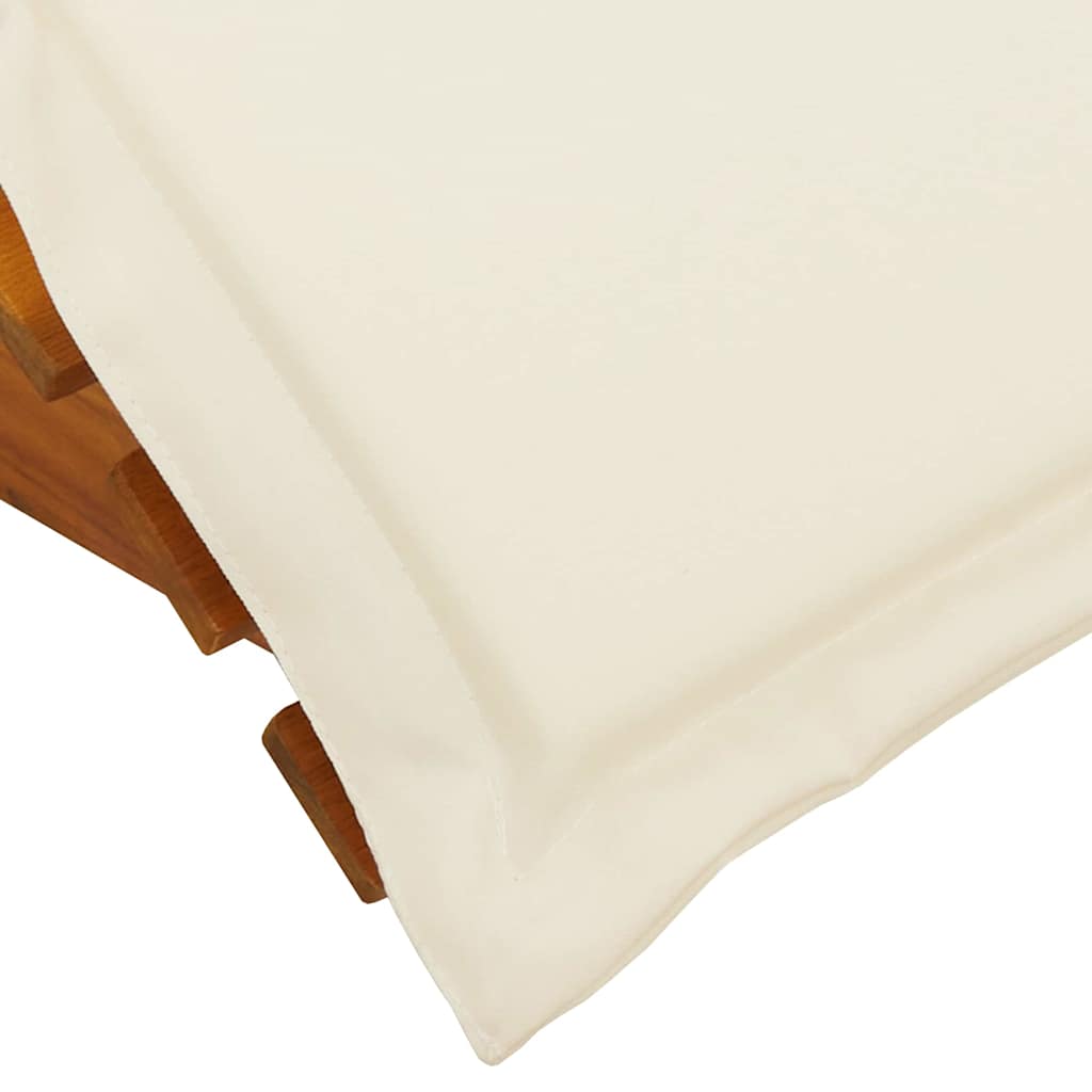 Ligstoel 2 st Massief Acaciahout Bruin