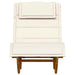 Ligstoel 2 st Massief Acaciahout Bruin