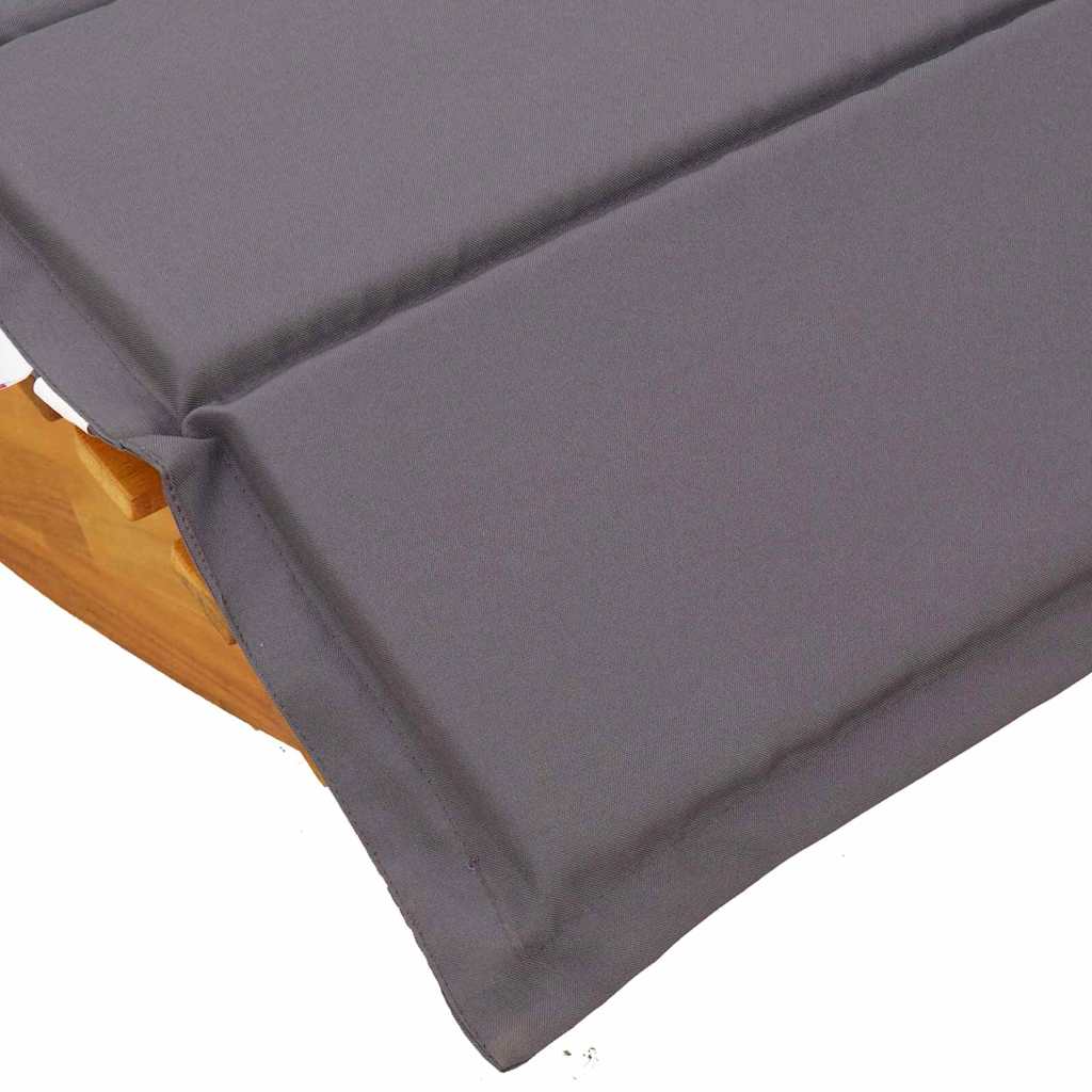 Ligstoel 2 st Massief Acaciahout Bruin