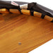 Ligstoel 2 st Massief Acaciahout Bruin