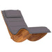 Ligstoel 2 st Massief Acaciahout Bruin